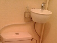 Mini combiné WC lave-mains gain de place WiCi Mini - Madame M (94) - 2 sur 2